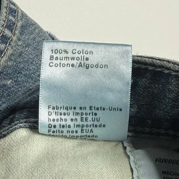 Adriano Goldschmied The Tellis Modern Slim Patched Distressed Jeans Mens 36